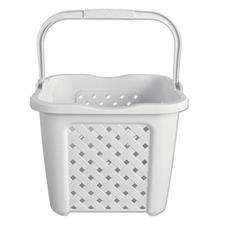 CESTA QUADRA PLASTICA ARIANNA 38X38H31