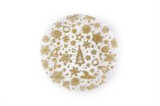 PIATTO PANETTONE GOLD 33CM