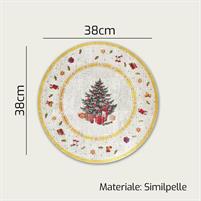 TOVAGLIETTA COLAZIONE NATALE TONDA 38CM