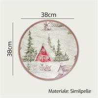 TOVAGLIETTA COLAZIONE NATALE TONDA 38CM