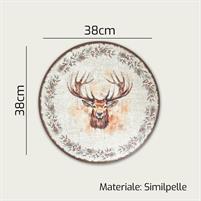 TOVAGLIETTA COLAZIONE NATALE TONDA 38CM