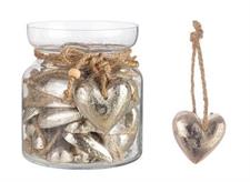 PENDAGLIO ERIK CUORE ARGENTO  BOX 30PZ