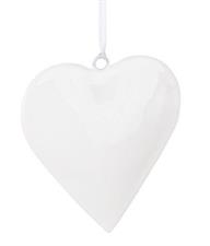 PENDAGLIO SHYLA CUORE BIANCO 10CM