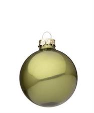 SFERA VERDE MIRTO METALLIZZATA 6CM