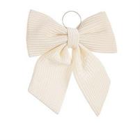 FIOCCO KARLENE VELLUTO BIANCO 34CM