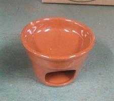 FORNELLINO BAGNA CAUDA TERRACOTTA MONOCOLORE