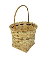 CESTA LEGNA TONDA CHIARA CASTAGNO C/M D44H66