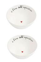 SET 2 COPPETTA SD E' L'ORA DELL'APERITIVO 12,6X5