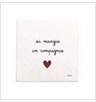 SET 20 TOVAGLIOLI CARTA SI MANGIA IN COMPAGNIA