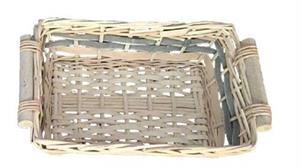 CESTA VIMINI SBIANCATA 34X24X9CM