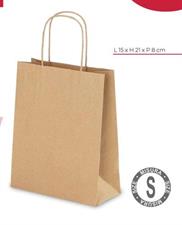 SACCHETTO REGALO CARTA 15X21CM