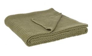 COPERTA KLEOPHE VERDE OLIVA 130X170