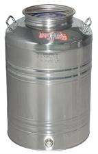 FUSTO OLIO INOX SANSONE 50LT S/RUBINETTO NETTO