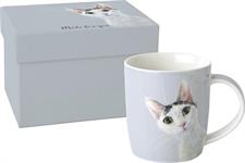 TAZZA MUG PORCELLANA 300ML GATTO SCATOLA REGALO