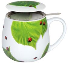 TISANIERA C-C PORCELLANA+FILTRO 420ML COCCINELLA