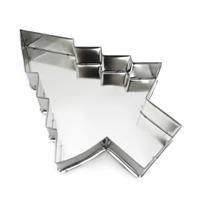 STAMPO ALBERO NATALE METALLO 34X24XH.5CM