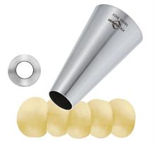 BOCCHETTA INOX FORO ROTONDO 14MM D.3XH.5CM