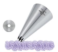 BOCCHETTA INOX FORO A STELLA 7MM D.3XH.4,8CM