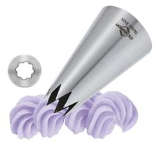 BOCCHETTA INOX FORO A STELLA 14MM D.3XH.5CM