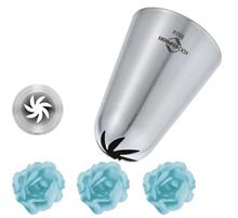 BOCCHETTA INOX A ROSETTA 14MM D.3XH.4CM