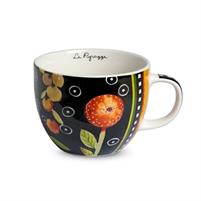 TAZZA COLAZIONE LE PUPAZZE 600ML NERA