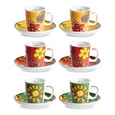 SET 6 TAZZA CAFFE' BELLAMORE 100ML