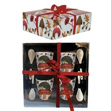 SET 4 TAZZA CAFFE' C/P RICCIO