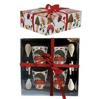 SET 4 TAZZA CAFFE' C/P RICCIO