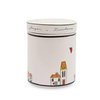BARATTOLO LE CASETTE PORCELLANA D.10CM ZUCCHERO