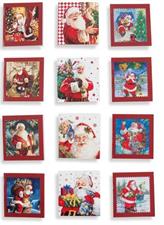 SET 12 BIGLIETTI NATALE
