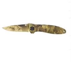 COLTELLO TASCABILE LAMA E MANICO INOX 21CM