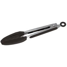 MOLLA PINZA A FOGLIA SILICONE NERO 23CM