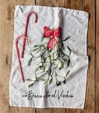 CANOVACCIO 50X70 UN BACIO SOTTO AL VISCHIO