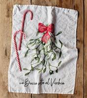 CANOVACCIO 50X70 UN BACIO SOTTO AL VISCHIO