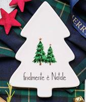 SOTTOPENTOLA ALBERO FINALMENTE E' NATALE 21X15