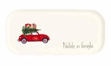 PIATTO RETTANGOLARE 31X15 NATALE IN FAMIGLIA