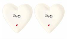 SET 2 PIATTO CUORE 18CM HAPPY