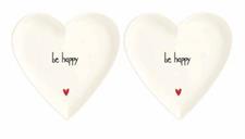 SET 2 PIATTO CUORE 12CM BE HAPPY