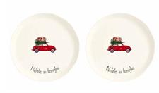 SET 2 PIATTO PIANO NATALE IN FAMIGLIA