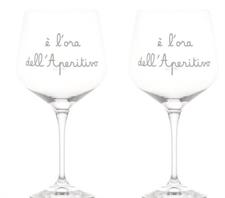SET 2 CALICE SD E' L'ORA DELL'APERITIVO 82CL