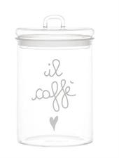 BARATTOLO VETRO SD CAFFE'12CM