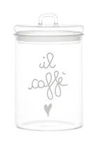 BARATTOLO VETRO SD CAFFE'12CM