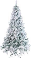 ALBERO NATALE INNEVATO 180CM PVC MORGEX