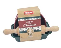 SET 3 STAMPI FORNO CON MATTARELLO