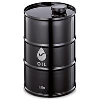 OLIERA INOX CILINDRICA BARILE NERA 750ML