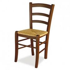 SEDIA LEGNO PAESANA IMPAGLIATA NOCE
