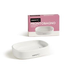 PORTA SAPONETTA PLASTICA BIANCO