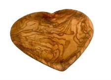 CUORE LEGNO OLIVO 12X12XH.2