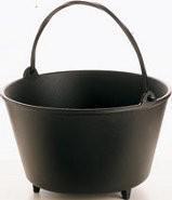 PAIOLO MANICO ARCO GHISA SMALTATA 28CM