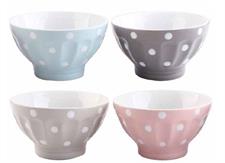 BOLO PORCELLANA POIS D.13CM